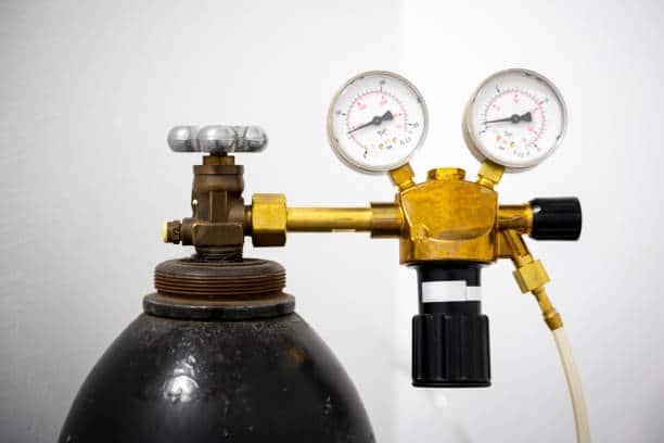 Damaged gas regulator