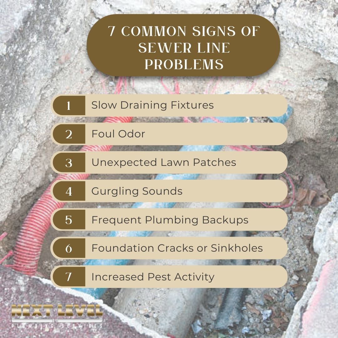 7 Common Signs of Sewer Line Problems